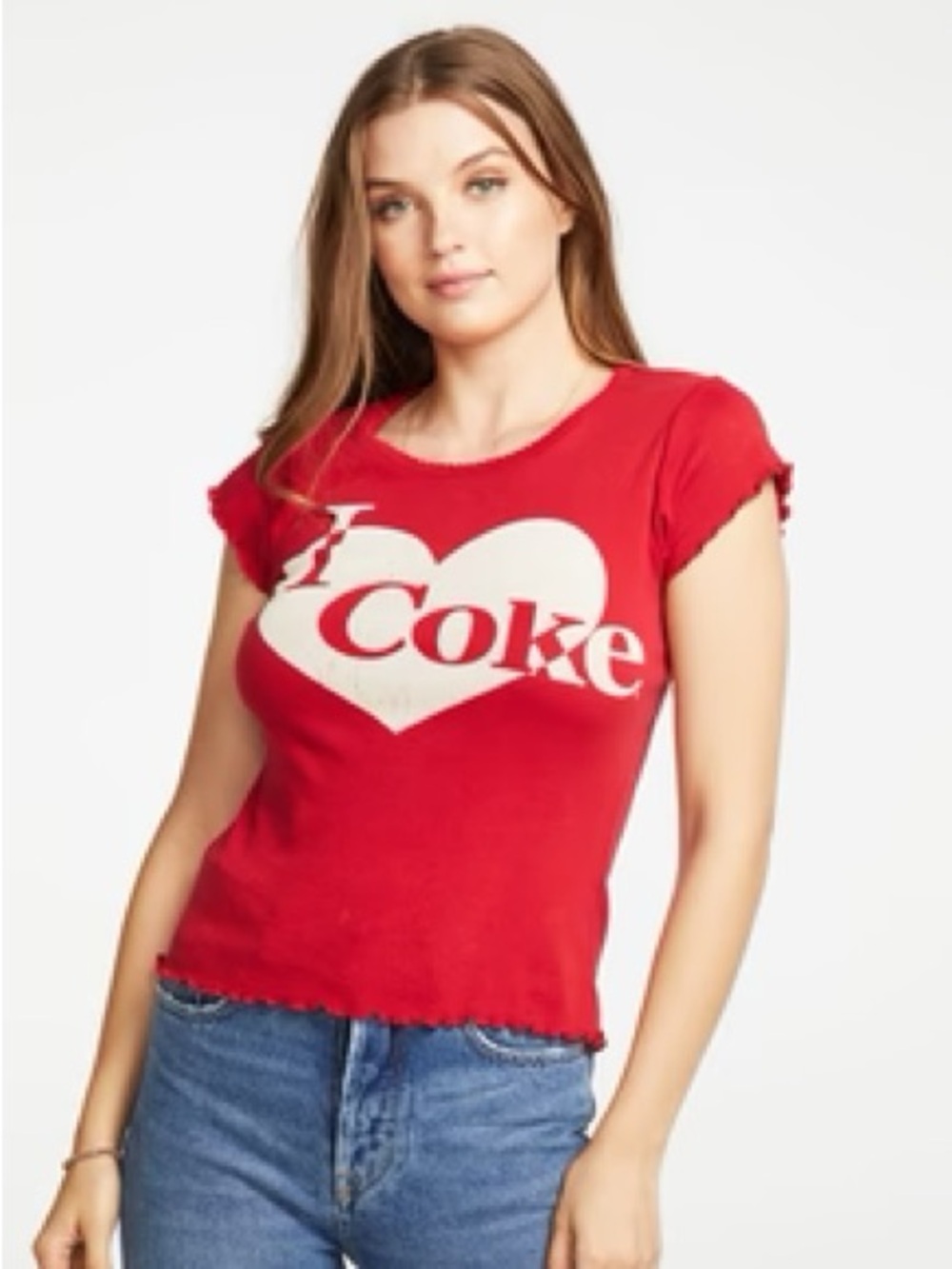 Coca-Cola by Chaser Brand Heart Graphic Tee NWT XS